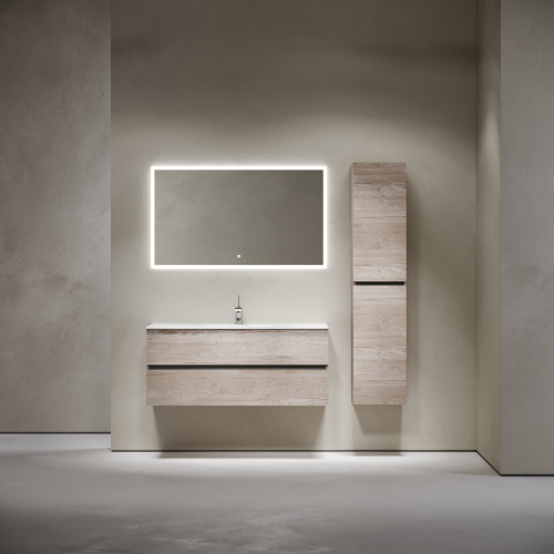 Тумба под раковину Sancos Urban UR120-1EG 120х50 подвесная цвет коричневый - фото 2